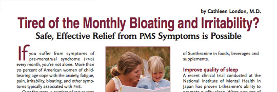 Safe, Effective Relief from PMS Symptoms is Possible PMS Symptoms