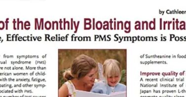 Safe, Effective Relief from PMS Symptoms is Possible