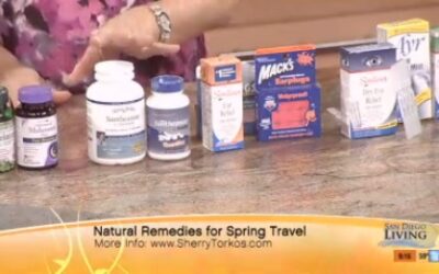 Suntheanine recommended for reducing  travel-related stress during San Diego TV interview